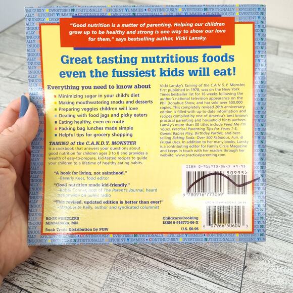 Taming of the C.A.N.D.Y. Monster by Vicki Lansky 1999 20th Anniversary Cookbook - Picture 10 of 14